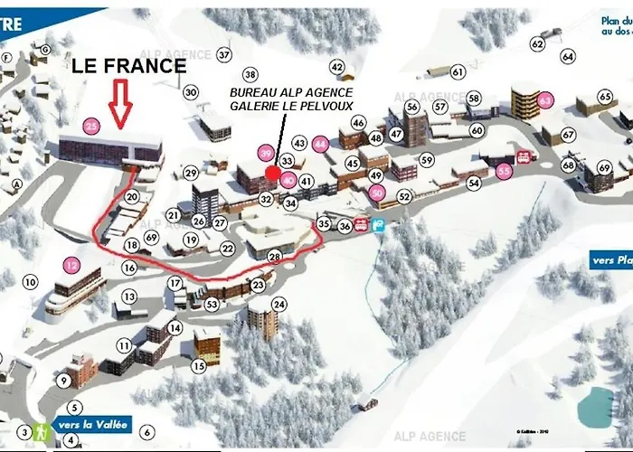 Apartamento Résidence Le France - 2/3 Pers - Le France - 901fr - Plagne Centre Mae-1484 *