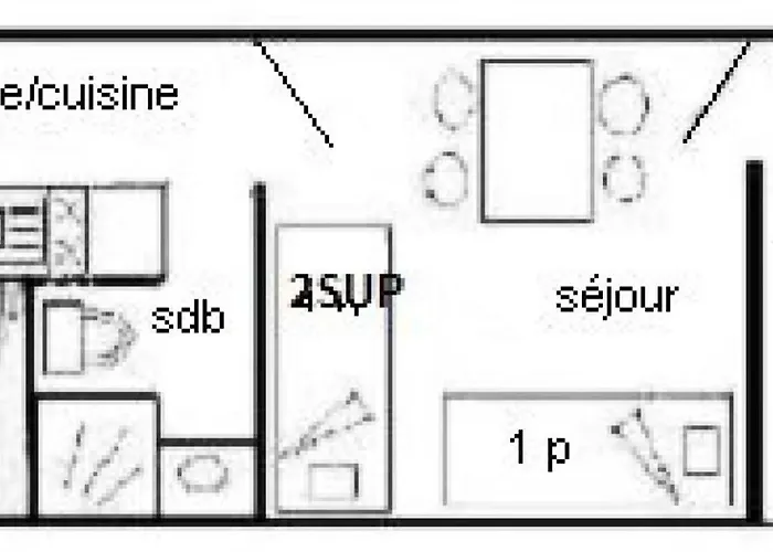 Le France - 2/3 Pers - Le France - 901fr - Plagne Centre Mae-1484 Апартаменты Ла-Плань